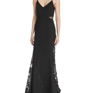 NWT Aqua Lace-inset Gown, Size 0